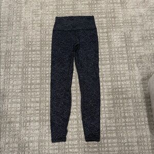Black Patterned Leggings lululemon align